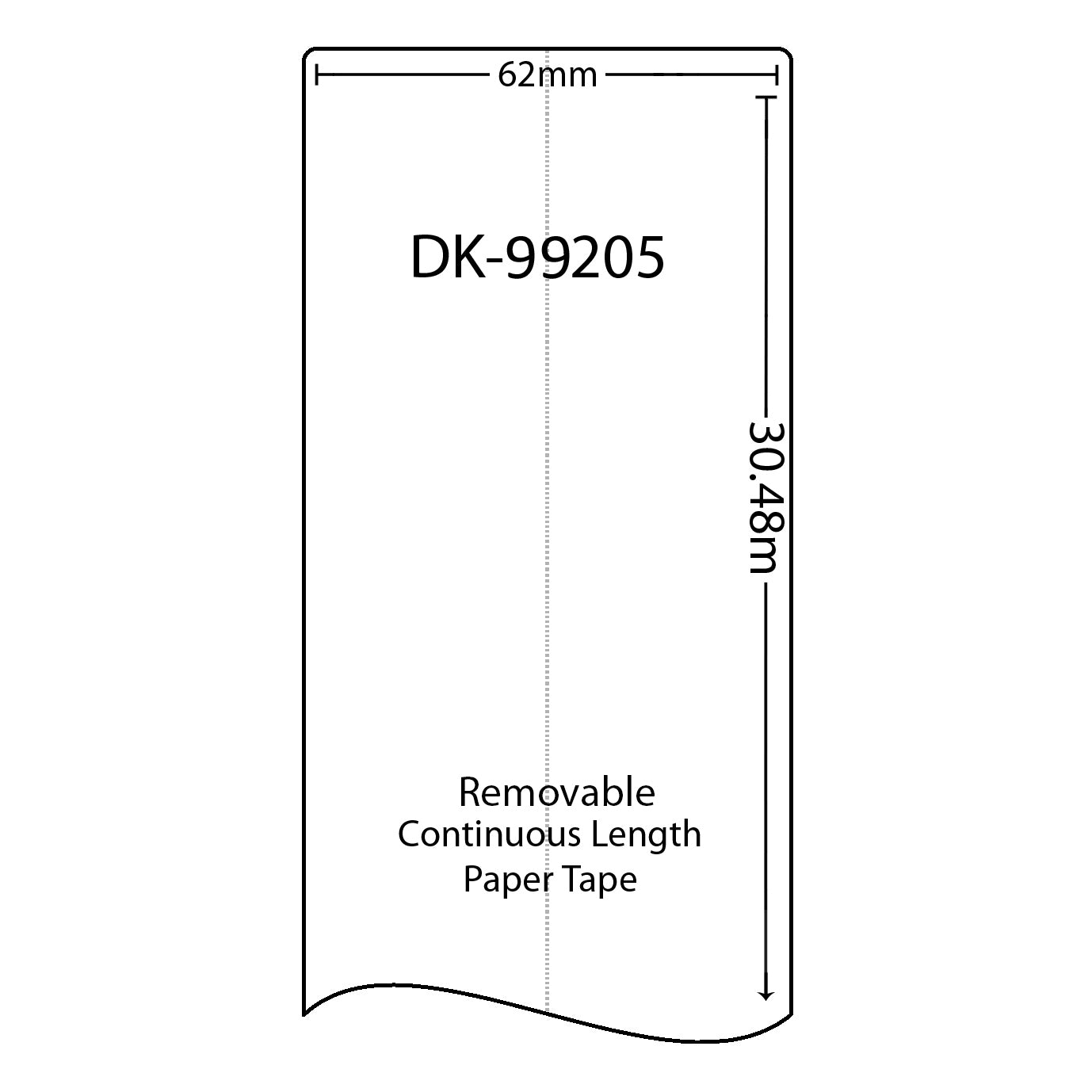 Compatible Brother Labels DK-99205