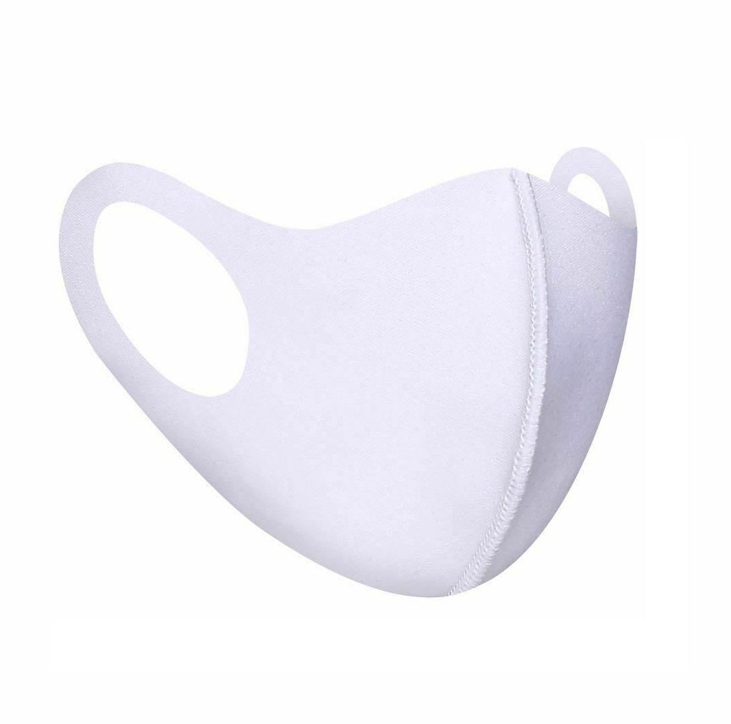 Unisex White Reusable Washable Face Protection Mask tradingmadeeasy.co.uk