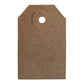 Swift Unstrung Tags Brown Reinforced Card Clothing Parcel Label Gift Swing Tickets Kraft Price Labelling 56mm x 35 mm (Pack Of 500)