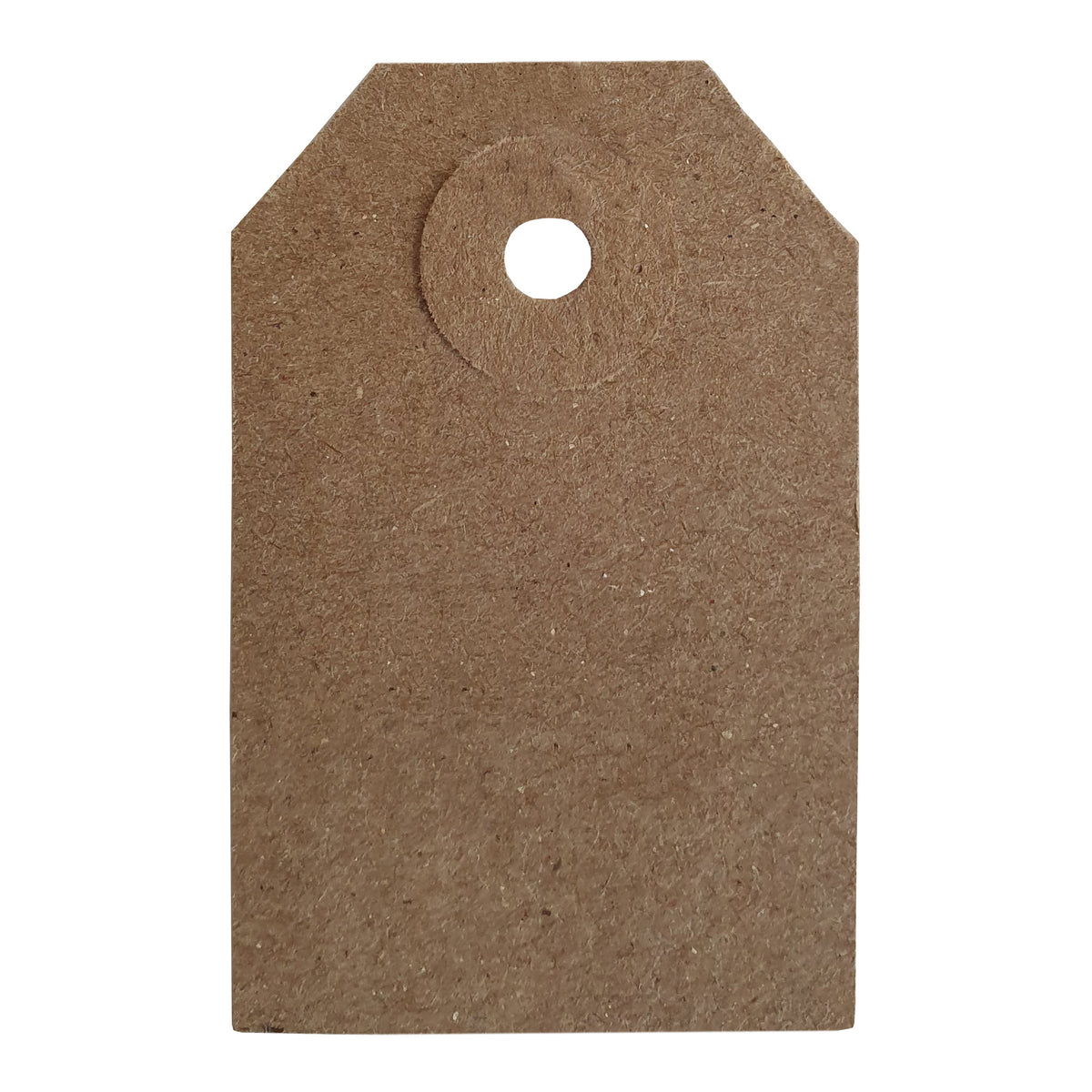 Swift Unstrung Tags Brown Reinforced Card Clothing Parcel Label Gift Swing Tickets Kraft Price Labelling 56mm x 35 mm (Pack Of 500)