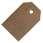 Swift Unstrung Tags Brown Reinforced Card Clothing Parcel Label Gift Swing Tickets Kraft Price Labelling 56mm x 35 mm (Pack Of 500)