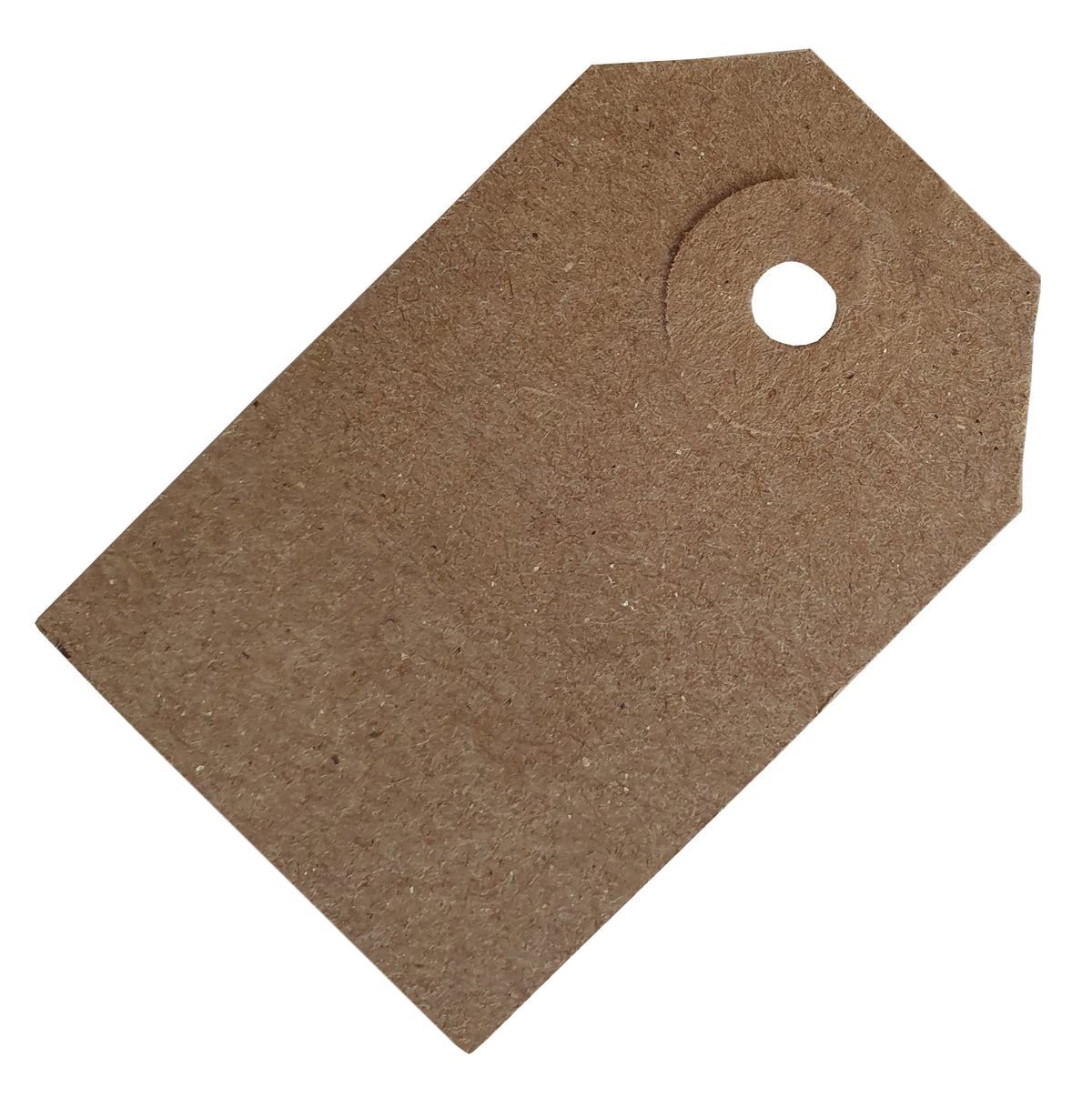 Swift Unstrung Tags Brown Reinforced Card Clothing Parcel Label Gift Swing Tickets Kraft Price Labelling 56mm x 35 mm (Pack Of 500)