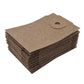 Swift Unstrung Tags Brown Reinforced Card Clothing Parcel Label Gift Swing Tickets Kraft Price Labelling 56mm x 35 mm (Pack Of 500)