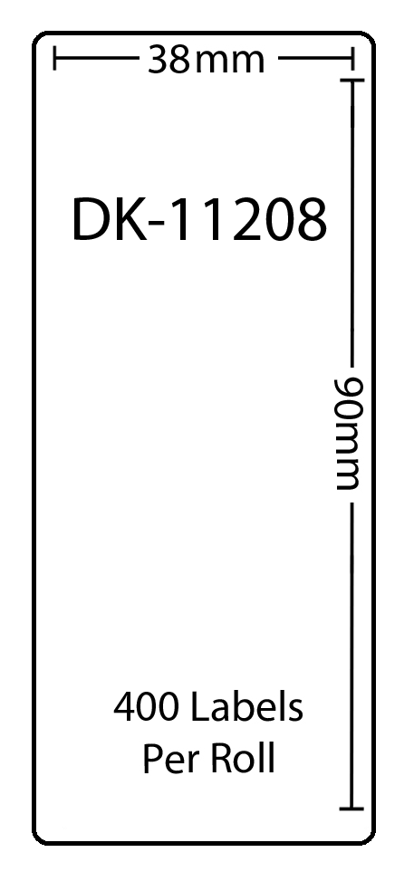 Compatible Brother Labels DK-11208