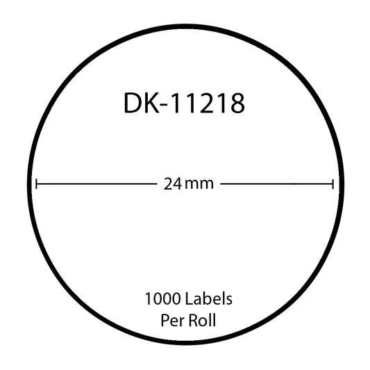 100 Rolls of Compatible Brother Labels DK-11218