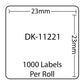 Compatible Brother Labels DK-11221