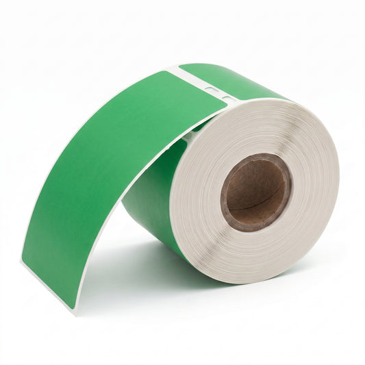 Dymo Compatible Labels 99014 - Green (54x101mm)