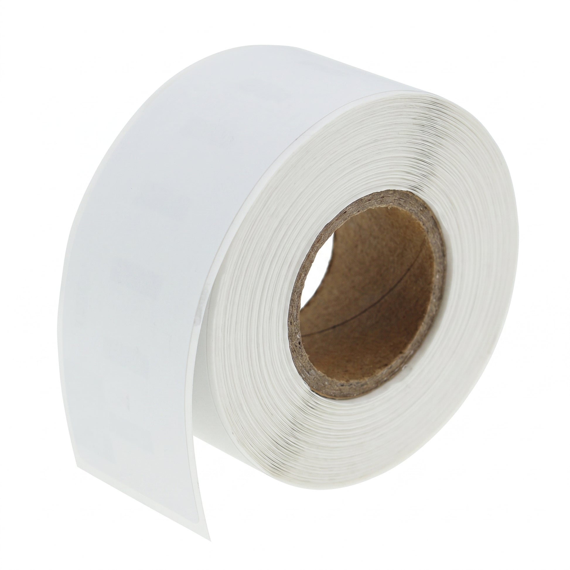 Roll of white tape on a white background