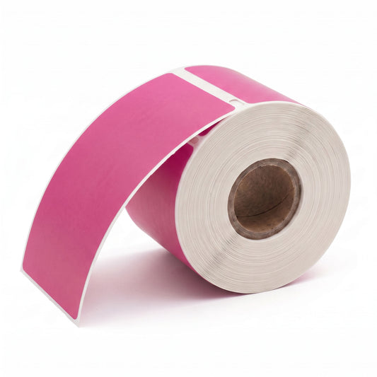 Dymo Compatible Labels 99014 - Pink (54x101mm)