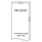 20 Rolls of Compatible Brother Labels DK-22223