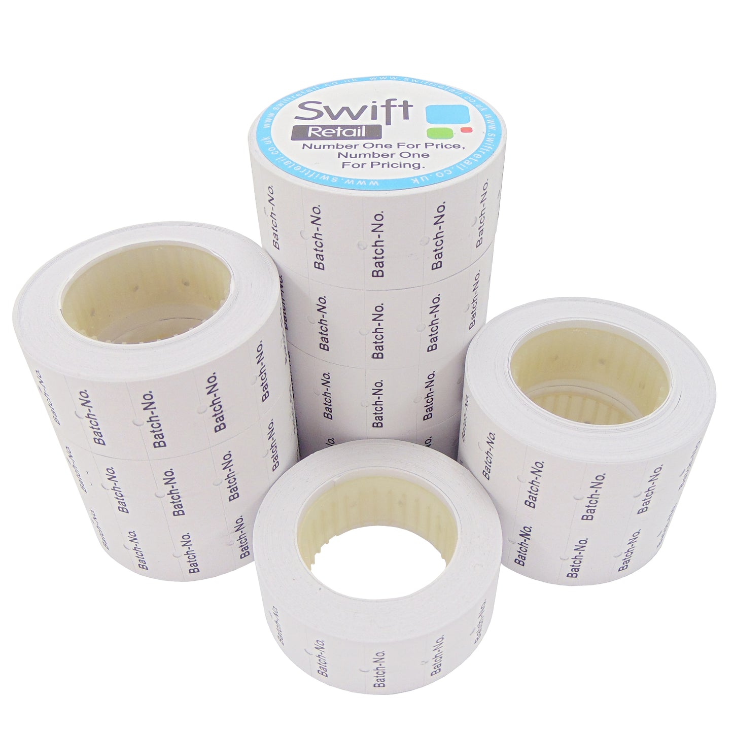 Swift 22 x 12 mm Price Gun Labels CT1 Batch-No 5,000 Stickers Pricemarking Tags