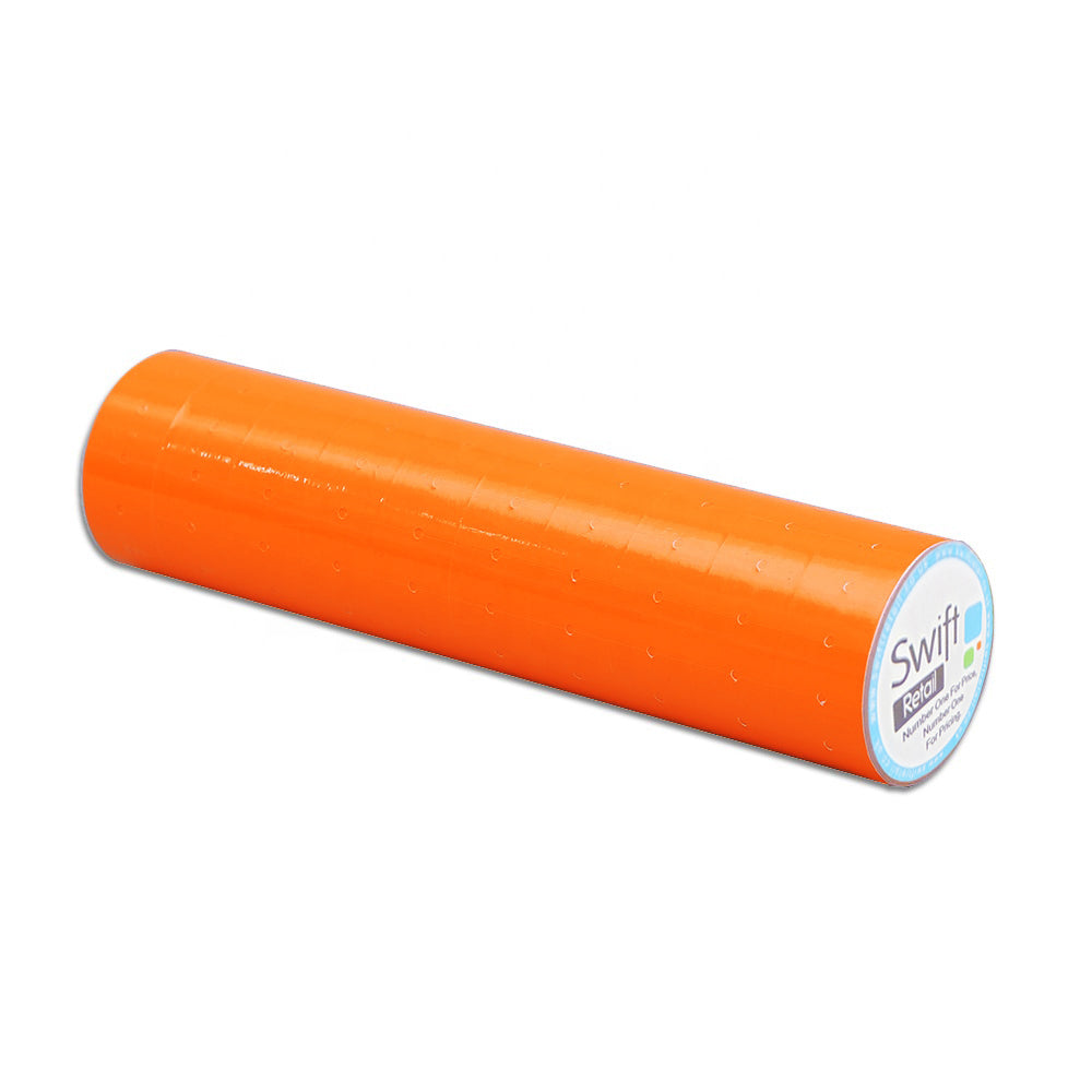 Swift 22 x 12 mm Price Gun Labels CT1 Orange 5,000 Stickers Pricemarking Tags