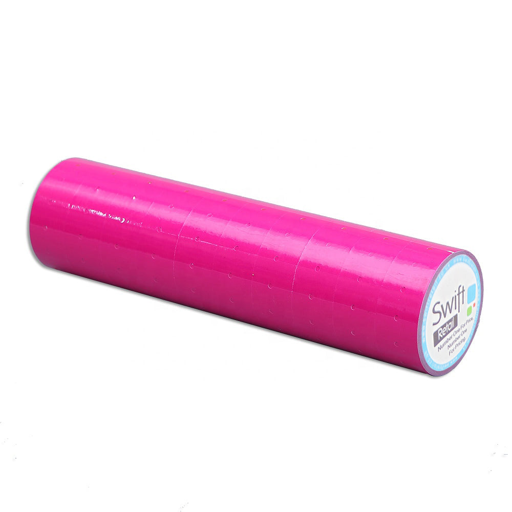 Swift 22 x 12 mm Price Gun Labels CT1 Pink 5,000 Stickers Pricemarking Tags