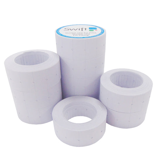 Swift 22 x 12 mm Price Gun Labels CT1 Peelable 10,000 Stickers Pricemarking Tags