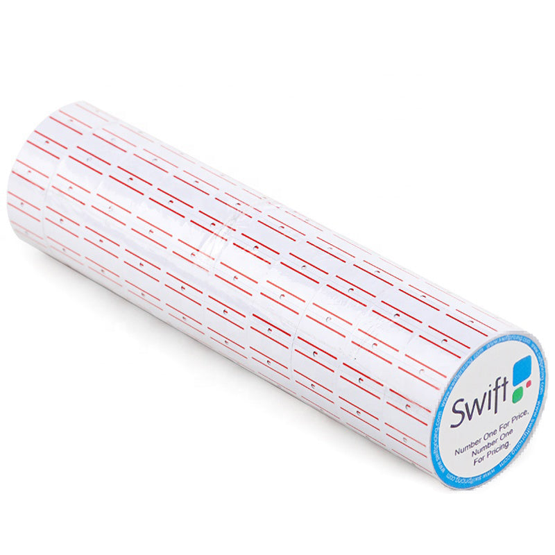 Swift 22 x 12 mm Price Gun Labels CT1 Lined 5,000 Stickers Pricemarking Tags