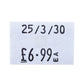 23 x 16mm White (5000 Labels) CT6