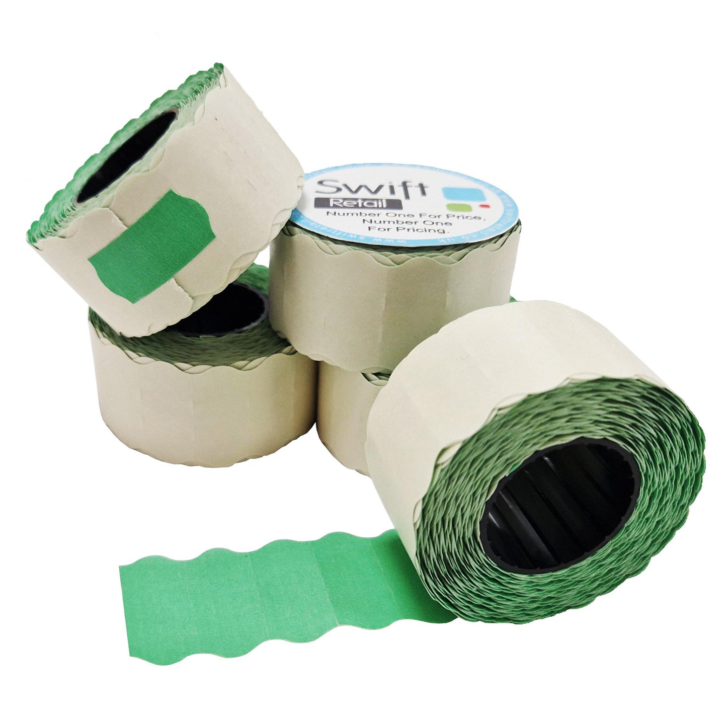 26 x 12mm Green CT4 Permanent- 50,000 Labels