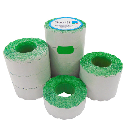 26 x 12mm Green CT4 Permanent- 10,000 Labels