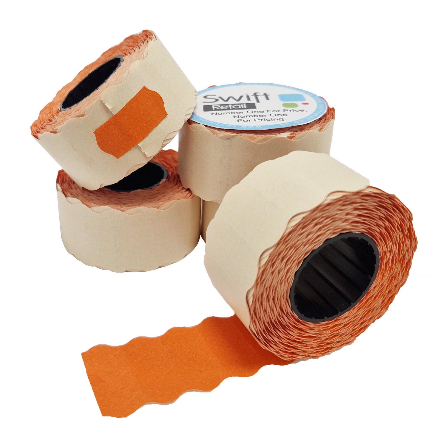 26 x 12mm Orange CT4 Permanent- 100,000 Labels