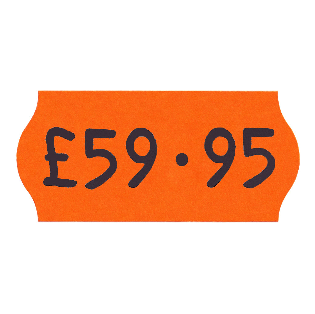 26 x 12mm Orange CT4 Permanent- 100,000 Labels
