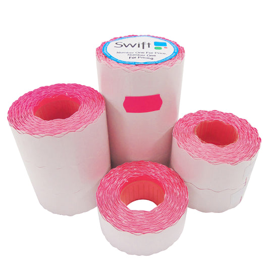 26 x 12mm Pink CT4 Permanent- 10,000 Labels