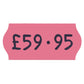 26 x 12mm Pink CT4 Permanent- 50,000 Labels