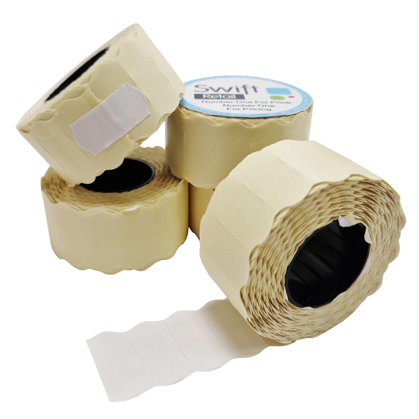 26 x 12mm White CT4 Permanent - 100,000 Labels