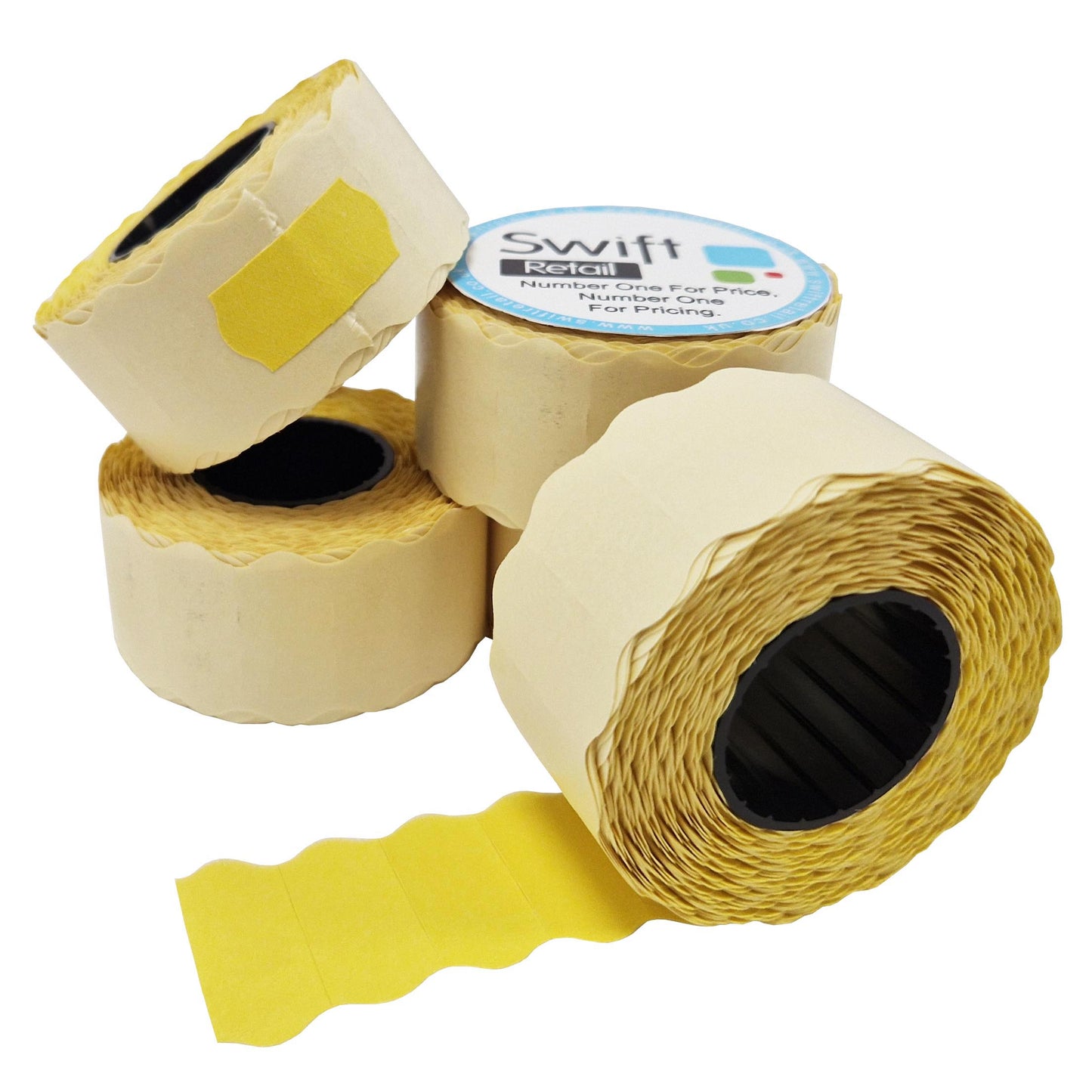 26 x 12mm Yellow CT4 Permanent- 20,000 Labels