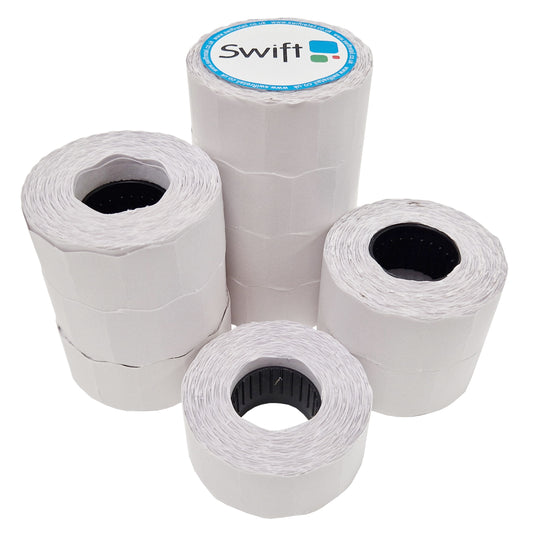 26 x 16mm White CT12 (10000 Labels)