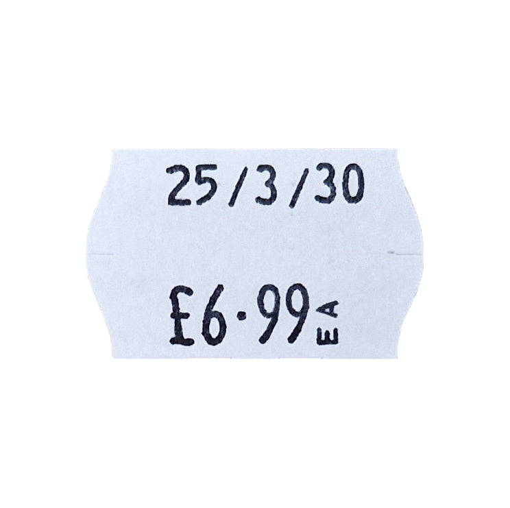 26 x 16mm White CT12 (10000 Labels)