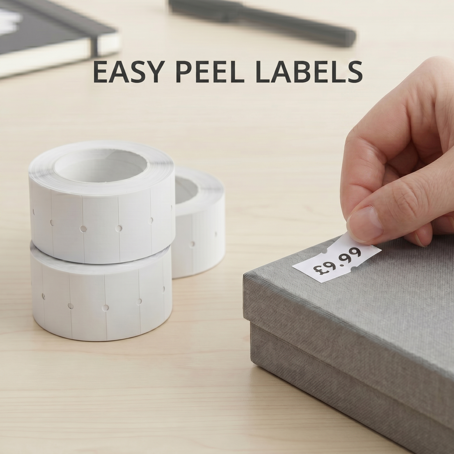 Swift 22 x 12 mm Price Gun Labels CT1 Peelable 10,000 Stickers Pricemarking Tags