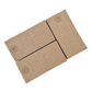 Swift Unstrung Tags Brown Reinforced Card Clothing Parcel Label Gift Swing Tickets Kraft Price Labelling 96mm x 48 mm (Pack Of 500)