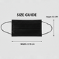 3 Ply Disposable Non-Surgical Face Mask Black (Pack of 10)