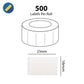 23 x 16mm White (5000 Labels) CT6