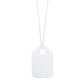 Swift Strung Tags White Card Clothing Parcel Label String Hanging Gift Swing Tickets Kraft Hang Price Labelling 20mm x 8mm (Pack Of 500)