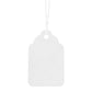 Swift Strung Tags White Card Clothing Parcel Label String Hanging Gift Swing Tickets Kraft Hang Price Labelling 37mm x 24mm (Pack Of 5000)
