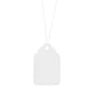 Swift Strung Tags White Card Clothing Parcel Label String Hanging Gift Swing Tickets Kraft Hang Price Labelling 37mm x 24mm (Pack Of 5000)
