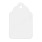 Swift Strung Tags White Card Clothing Parcel Label String Hanging Gift Swing Tickets Kraft Hang Price Labelling 37mm x 24mm (Pack Of 5000)