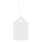 Swift Strung Tags White Card Clothing Parcel Label String Hanging Gift Swing Tickets Kraft Hang Price Labelling 45mm x 28mm (Pack Of 5000)