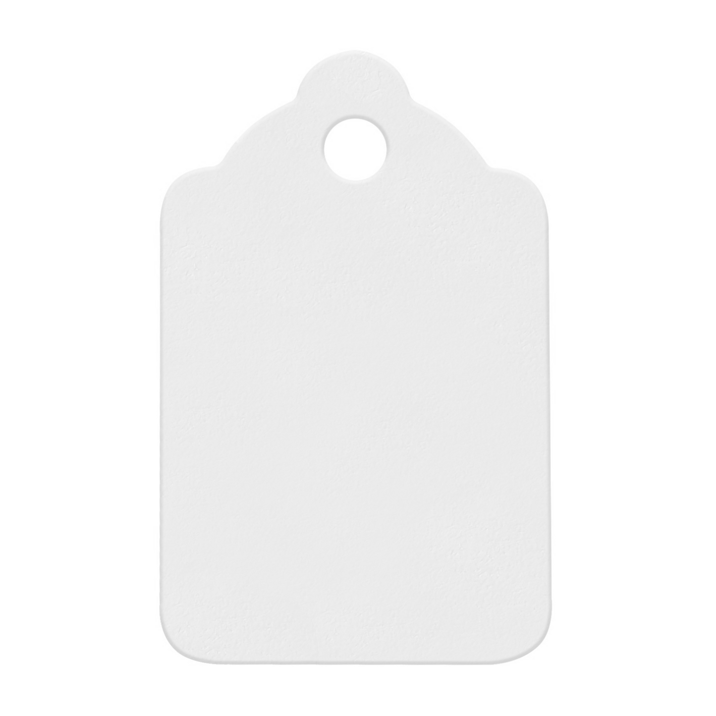Swift Strung Tags White Card Clothing Parcel Label String Hanging Gift Swing Tickets Kraft Hang Price Labelling 45mm x 28mm (Pack Of 5000)