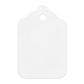 Swift Strung Tags White Card Clothing Parcel Label String Hanging Gift Swing Tickets Kraft Hang Price Labelling 48mm x 32mm (Pack Of 3000)