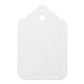 Swift Strung Tags White Card Clothing Parcel Label String Hanging Gift Swing Tickets Kraft Hang Price Labelling 55mm x 37mm (Pack Of 5000)