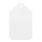 Swift Strung Tags White Card Clothing Parcel Label String Hanging Gift Swing Tickets Kraft Hang Price Labelling 73mm x 45mm (Pack Of 5000)