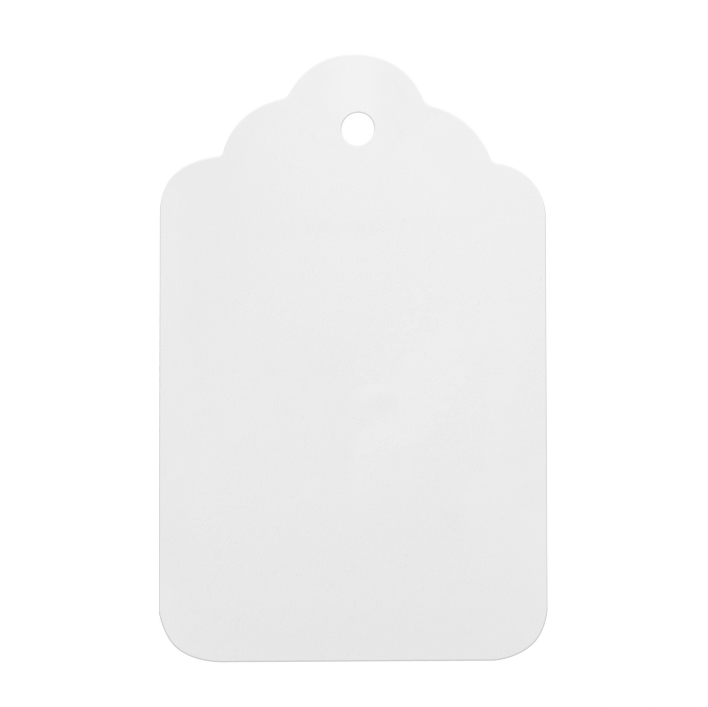 Swift Strung Tags White Card Clothing Parcel Label String Hanging Gift Swing Tickets Kraft Hang Price Labelling 84mm x 52mm (Pack Of 5000)