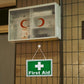 First Aid Green Hanging Sign (BS9)