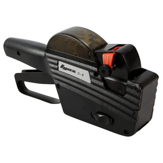 Lynx C6 6 Digit Price Gun Kit - 26x12mm includes Ink & 5000 labels