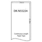 Compatible Brother Labels DK-N55224 Continuous Non-Adhesive Paper Roll – Black on White 54mm