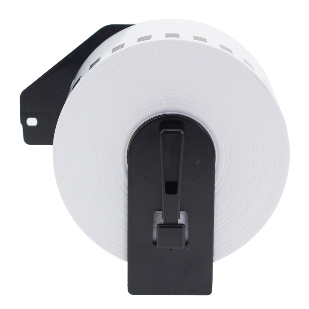 Compatible Brother Labels DK-N55224 Continuous Non-Adhesive Paper Roll – Black on White 54mm