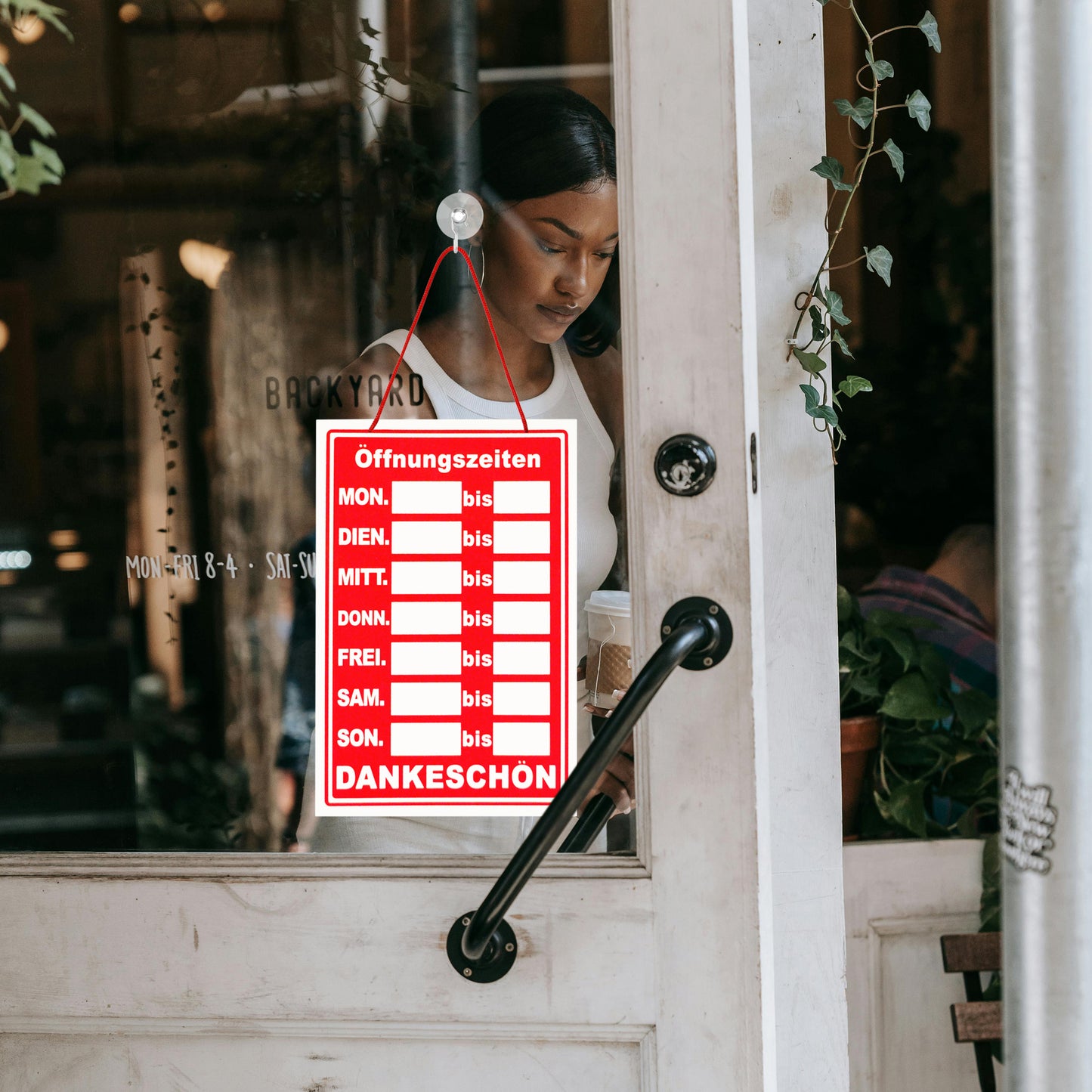 Business Hours Plastic Sign (BS5)