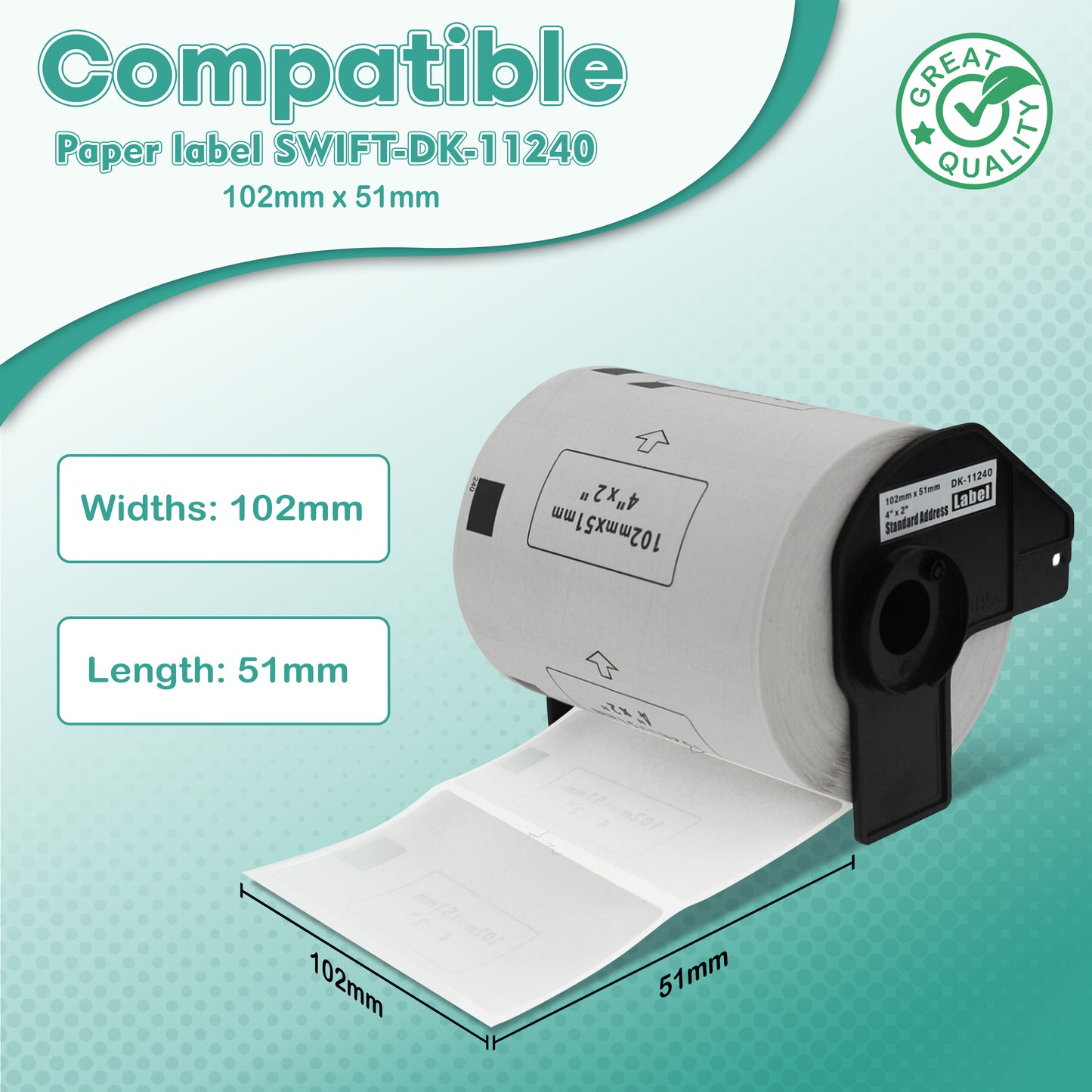 Compatible Brother Labels DK-11240